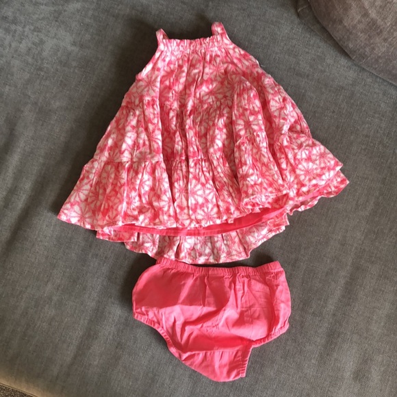 NWT Baby gap pink dress with bloomers - Picture 6 of 6